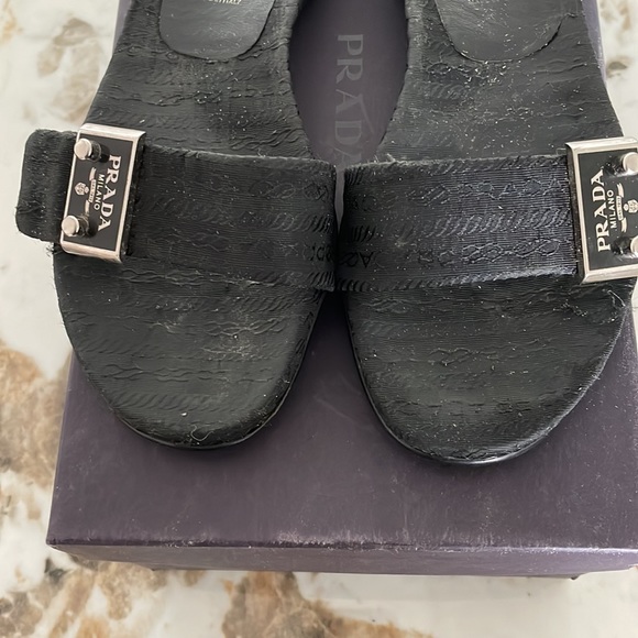 COPY - Prada signature fabric & logo plaque slides - Picture 8 of 8